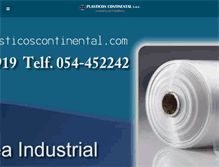 Tablet Screenshot of plasticoscontinental.com